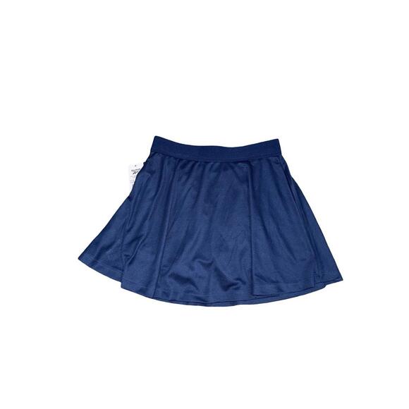 NWT Girls Reebok Perforated Woven Skater Tennis Skort Kids Sz L 12 Navy $34 - Picture 2 of 3